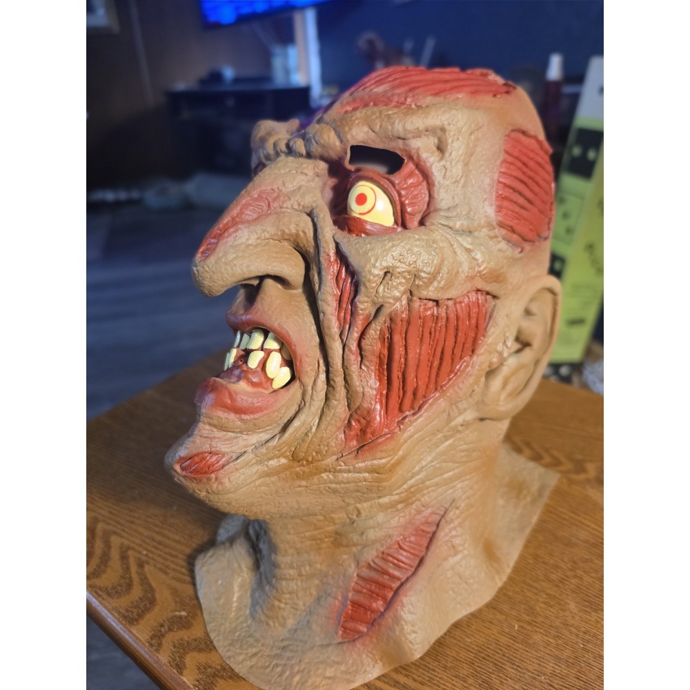 Vintage 1995 Freddy Krueger Nightmare on Elm Street Full Mask Adult